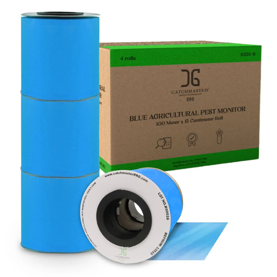 CatchmasterGRO XL AG Roll 4 Pack, Double-Sided Adhesive - Blue
