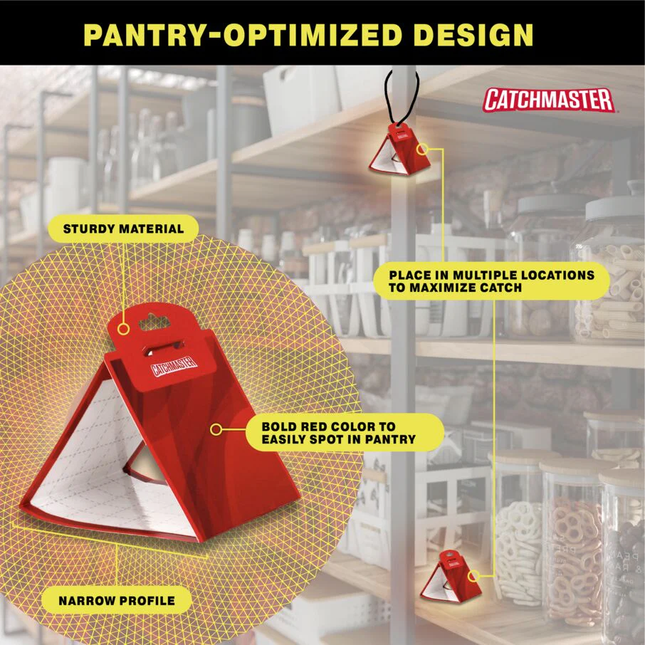 Premium Pantry Moth Traps with Patented XL - Red - Image 6