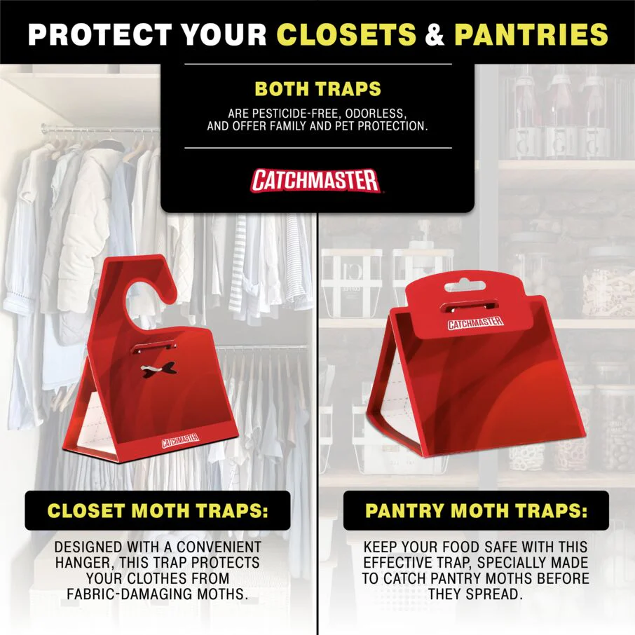 Premium Pantry Moth Traps with Patented XL - Red - Image 8