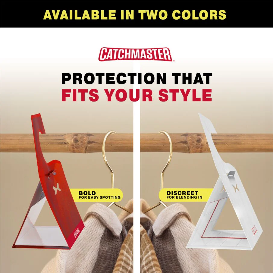 Premium Clothes Moth Traps with Patented Pheromones XL - Red - Image 3