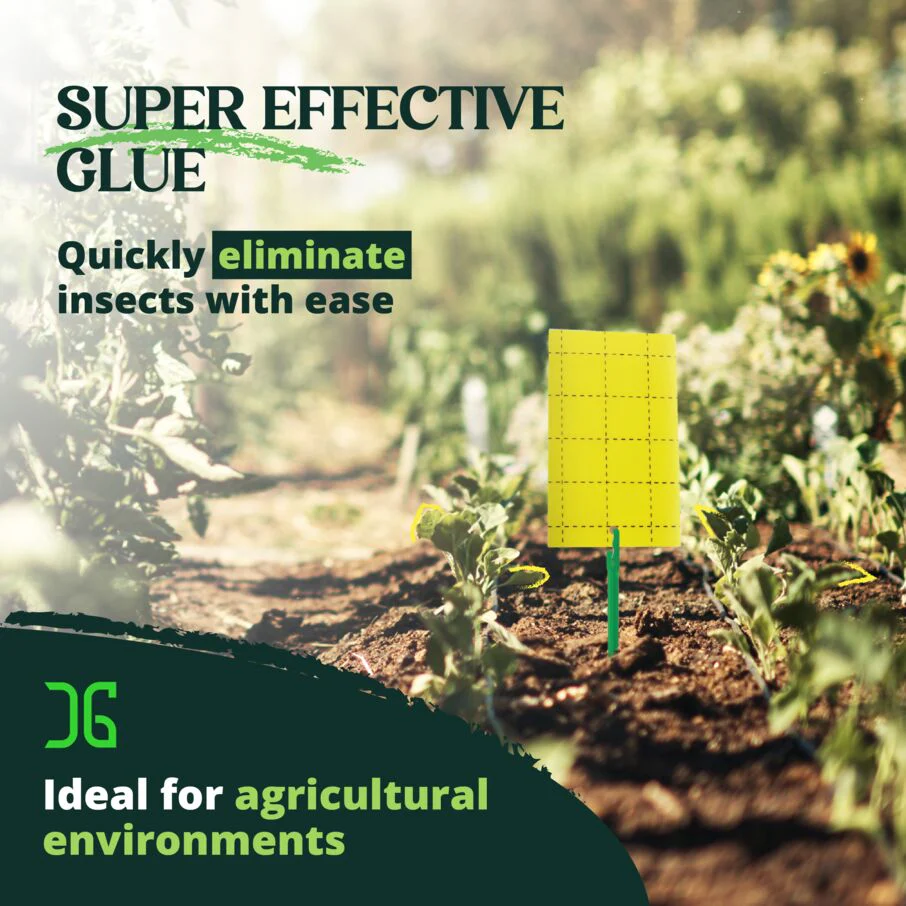 Double-Sided Yellow Sticky Card Insect Trap - Yellow - Image 5