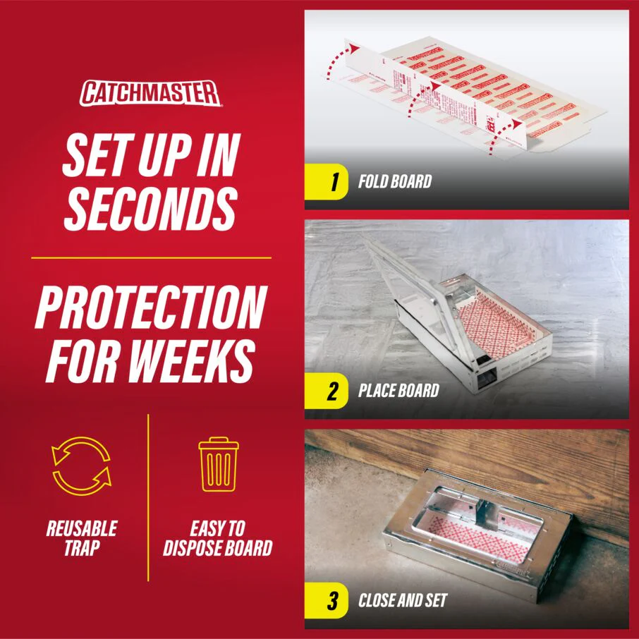 Pro Series Multi-Catch Mouse Trap Includes Replaceable Glue Board - Image 5