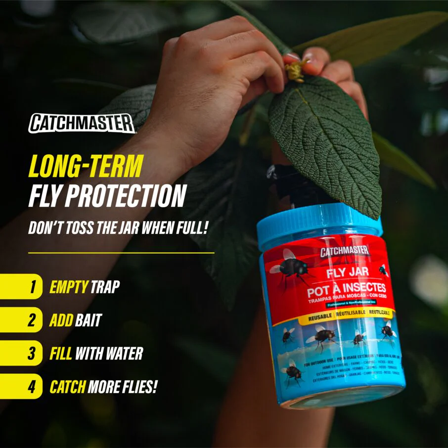 Reusable Fly Jar – Fly Trap with Food-Based Lure - Image 10