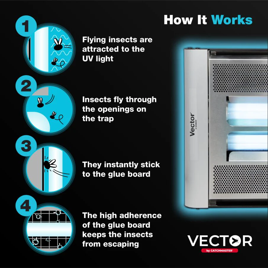 Vector Plasma Screened UV Fly Light Trap - Image 4